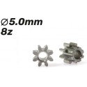 Piñón 8d. M50 acero para eje 2mm ø5,0mm x 2mm