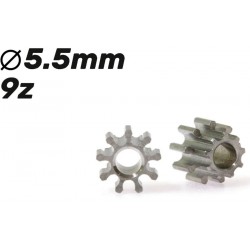 Piñón 8d. M50 acero para eje 2mm ø5,0mm x 2mm