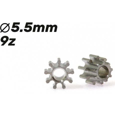 Piñón 8d. M50 acero para eje 2mm ø5,0mm x 2mm