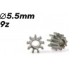 Piñón 8d. M50 acero para eje 2mm ø5,0mm x 2mm