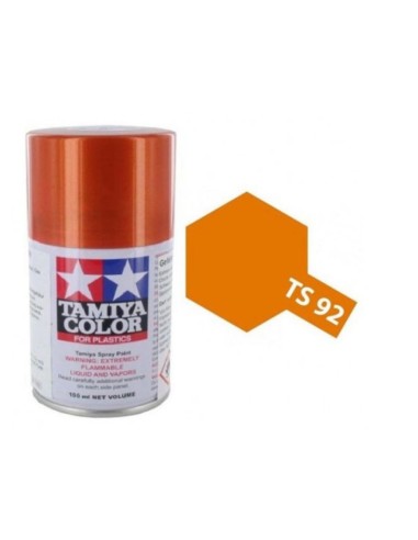 Pintura Spray 100ml. Naranja Metálico Tamiya TS-92