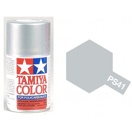 Pintura Spray Policarb 100ml. plata brilla PS-41