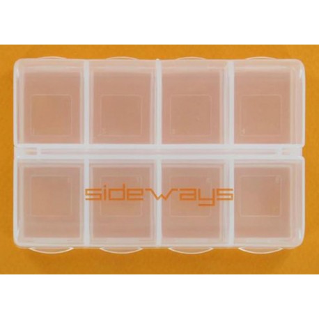 Caja de 8 compartimientos con cierre