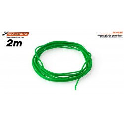 Cable silicona 0.9mm 2m. Color verde