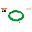 Cable silicona 0.9mm 2m. Color verde