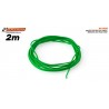 Cable silicona 0.9mm 2m. Color verde
