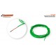 Cable silicona 0.9mm 2m. Color verde
