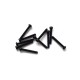 Tornillos cabeza plana Phillips M2 x 15mm Negro