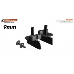 Guia SC- 3DP Racing con Tornillo. Medidas: 24.3x9mm profundidad y vástago de ø3,5mm.