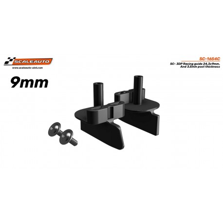 Guia SC- 3DP Racing con Tornillo. Medidas: 24.3x9mm