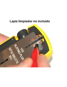 Bloqueador de guía para limpiar trencillas