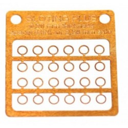 Separador 0,20 mm. MINI BRONCE para eje 2,38 mm.