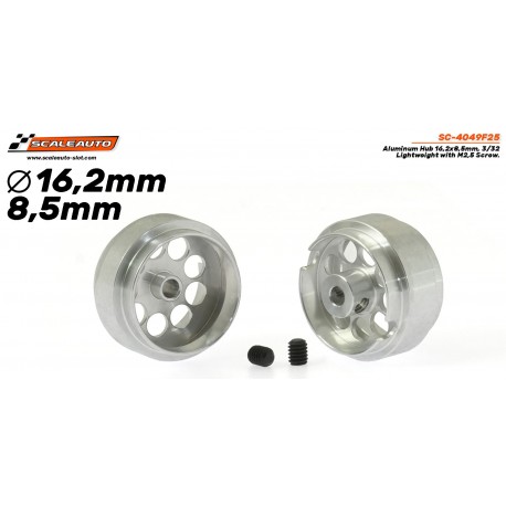Llanta Aluminio 16.2x8.5mm. Monza-2 para Eje 2,38m