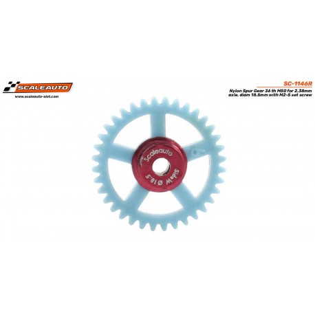 Corona 35d.Sidewinder M50 para eje 2.38mm O18.5mm tornillo M2.5