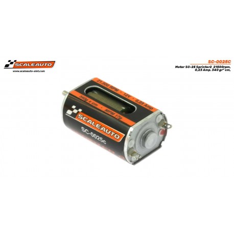 SC-0025C - Motor SC-25 Sprinter-2 for SCX 21500 rpm Scaleauto