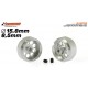 Llanta Aluminio 15.8x8.5mm. Lightweight para Ejes 2,38 mm