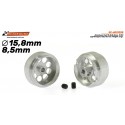 Llanta Aluminio 15.8x8.5mm. Lightweight para Ejes 2,38 mm