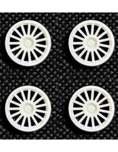 Tapacubos Integrale 15,8mm White (comp. Scaleauto)