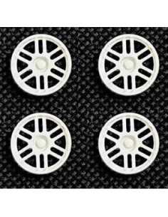 Tapacubos Integrale 15,8mm White (comp. Scaleauto)