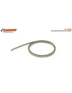 Trencilla Extrafina Estañada Rollo 1m. Medidas: 3,5mm Ancho x 0,25mm Espesor