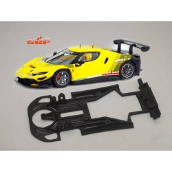 Chasis 3D Bicomponente, Ferrari 296 GT3 (Para Bancada AVANT SLOT). For AVANT SLOT Body.