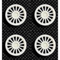 Tapacubos Multirradio 16,6mm White Sloting Plus