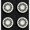 Tapacubos Multirradio 16,6mm White Sloting Plus