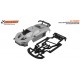 Chasis 3DP R8 LMS GT2 de Scaleauto para Soporte Motor RT4