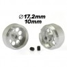 Llanta aluminio 17.2x10mm. Lightweight Ejes 3/32