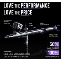 Aerografo Gaahleri gravedad GHAD-39 con agujade 0.35 y 0.5mm