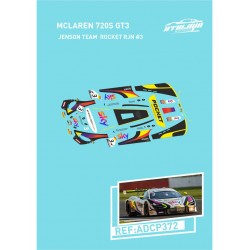Calcas MCLAREN 720S Jenson Team Rocket n3 Sideways
