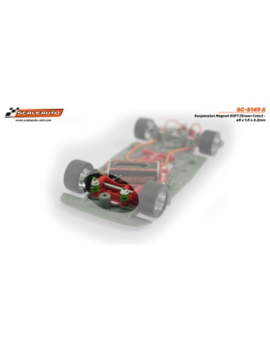 Imanes Neodimio 5 x 1,5 x 2,2mm para Suspension Magnética - Soft (verde)