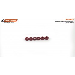 Imanes Neodimio ø5 x 1,5 x 2,2mm para Suspension Magnética - Hard (rojo)