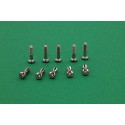 Tornillo basculante 2x8 rosca métrica x10