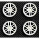Tapacubos Multirradio 16,9mm White Sloting Plus