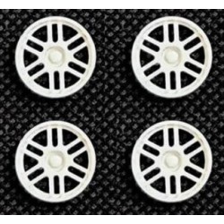 Tapacubos Multirradio 16,9mm White Sloting Plus