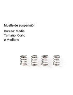 Muelle suspension dureza media- corto ø mediano