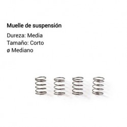 Muelle suspension dureza media- corto ø mediano
