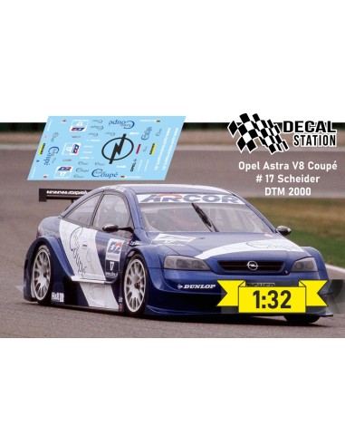 Calcas Opel Astra v8 Coupé DTM 2000 Helary