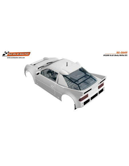 Carrocería Porsche 911 GT3 (modelo 992) en Kit blanca