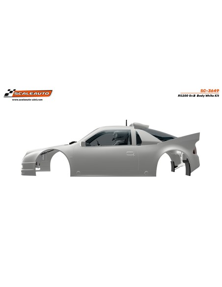 Carrocería Porsche 911 GT3 (modelo 992) en Kit blanca