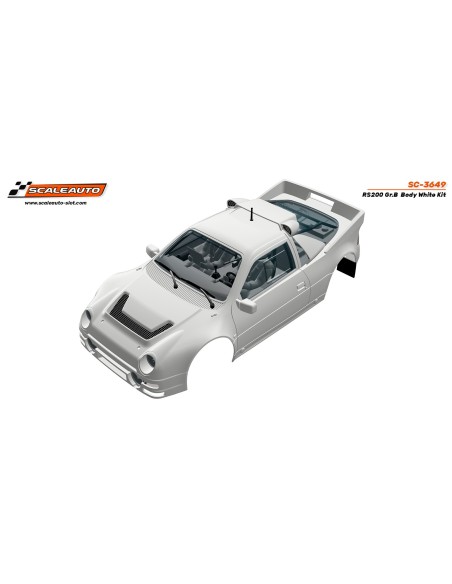 Carrocería Porsche 911 GT3 (modelo 992) en Kit blanca