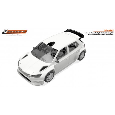 Skoda fabia R2 White Racing Kit - Anglewinder In-Flex 2.0 Chassis