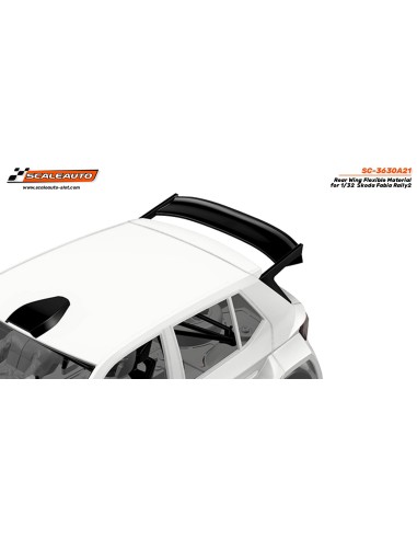 Alerón en Goma Flexible para Skoda fabia R5