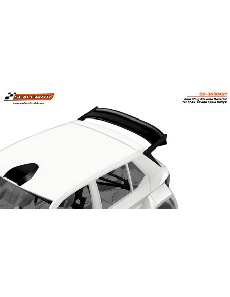 Alerón en Goma Flexible para Skoda fabia R5