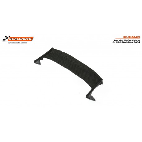 Alerón en Goma Flexible para Skoda fabia R5