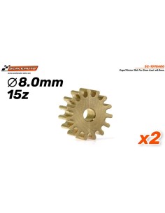 SC-1093A60 - Piñón 10d. Laton ø6,0mm para eje de 2mm.