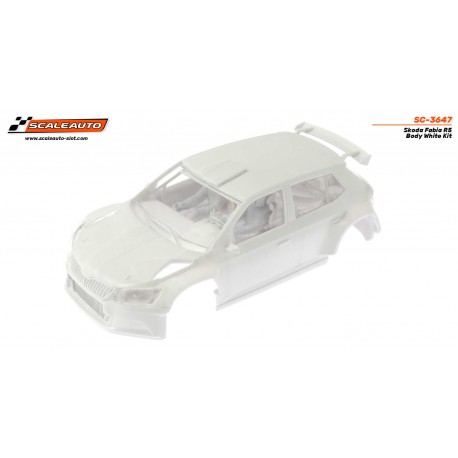 Carroceria Skoda Fabia R5 on Kit Blanca