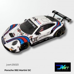 Calcas al agua para Posche 992 Martini 22 Scaleauto 1/32