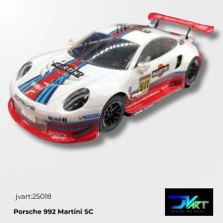 Calcas al agua para Posche 992 Martini Scaleauto 1/32